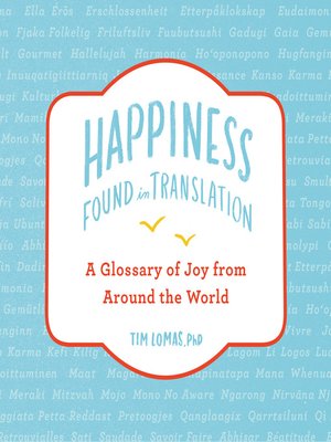 cover image of Happiness—Found in Translation